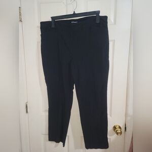 Hilary Radley Black Cropped Pants